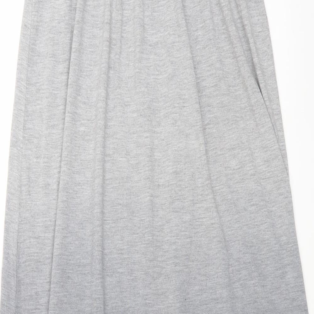 George Womens Grey Polyester Maxi Size 12 Square Neck Pullover - Ombre