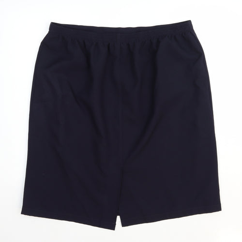BM Womens Blue Polyester Mini Skirt Size 20 in