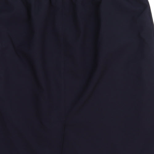 BM Womens Blue Polyester Mini Skirt Size 20 in