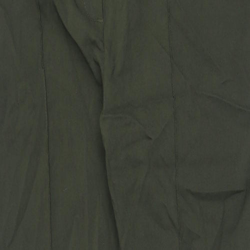 LASCANA Womens Green Polyester Trousers Size 16 Regular Button