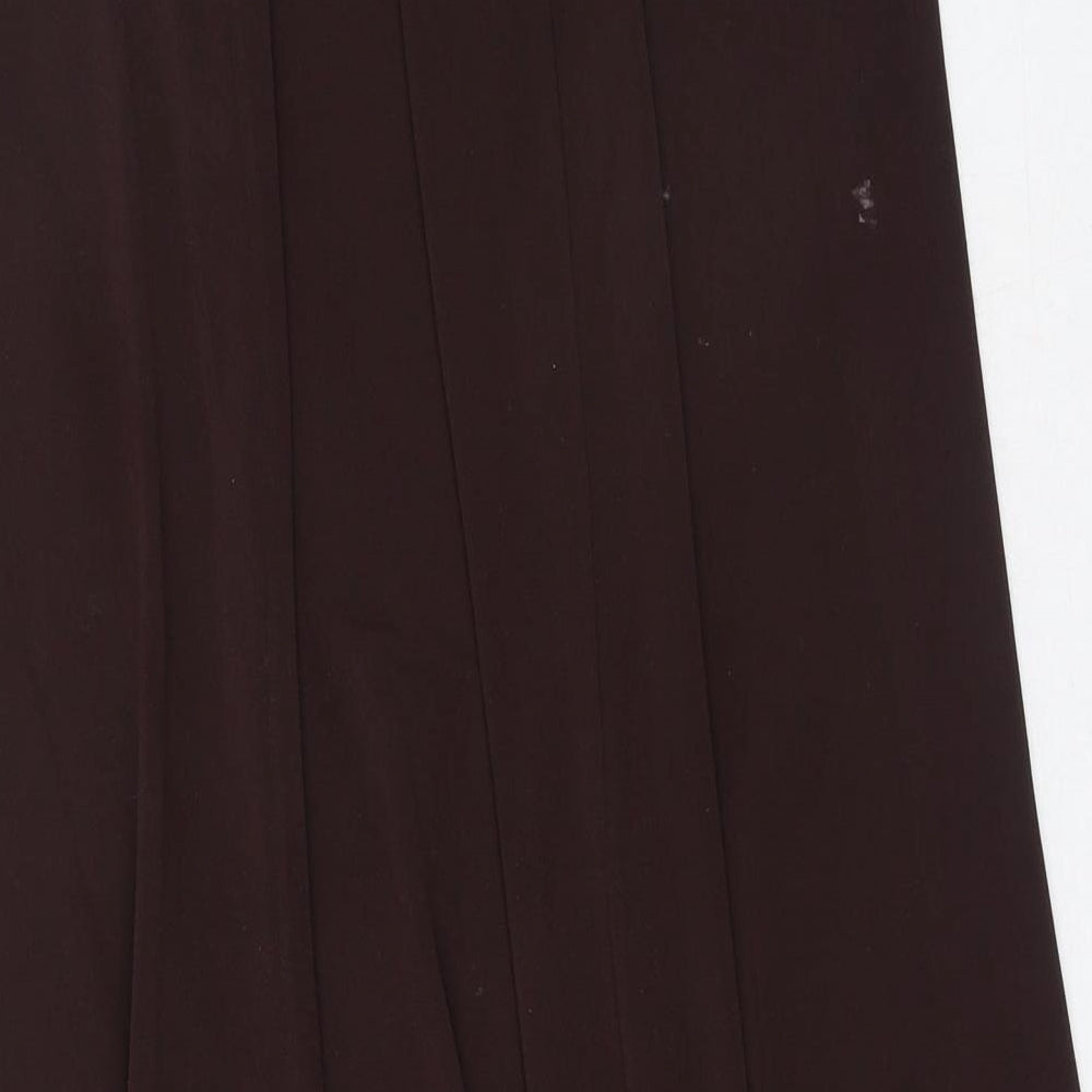 Joanna Hope Womens Brown Polyester Maxi Skirt Size 18