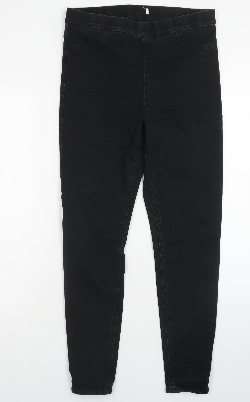 Marks and Spencer Womens Black Cotton Jegging Jeans Size 32 in Regular
