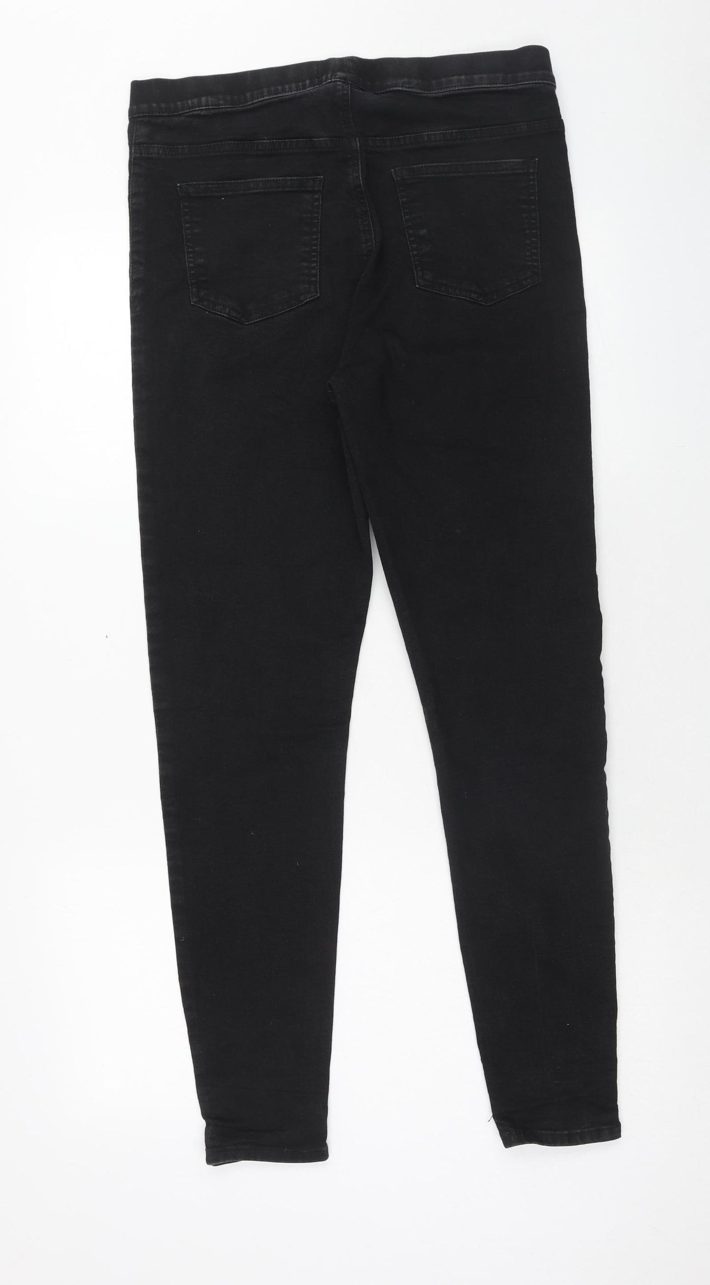 Marks and Spencer Womens Black Cotton Jegging Jeans Size 32 in Regular