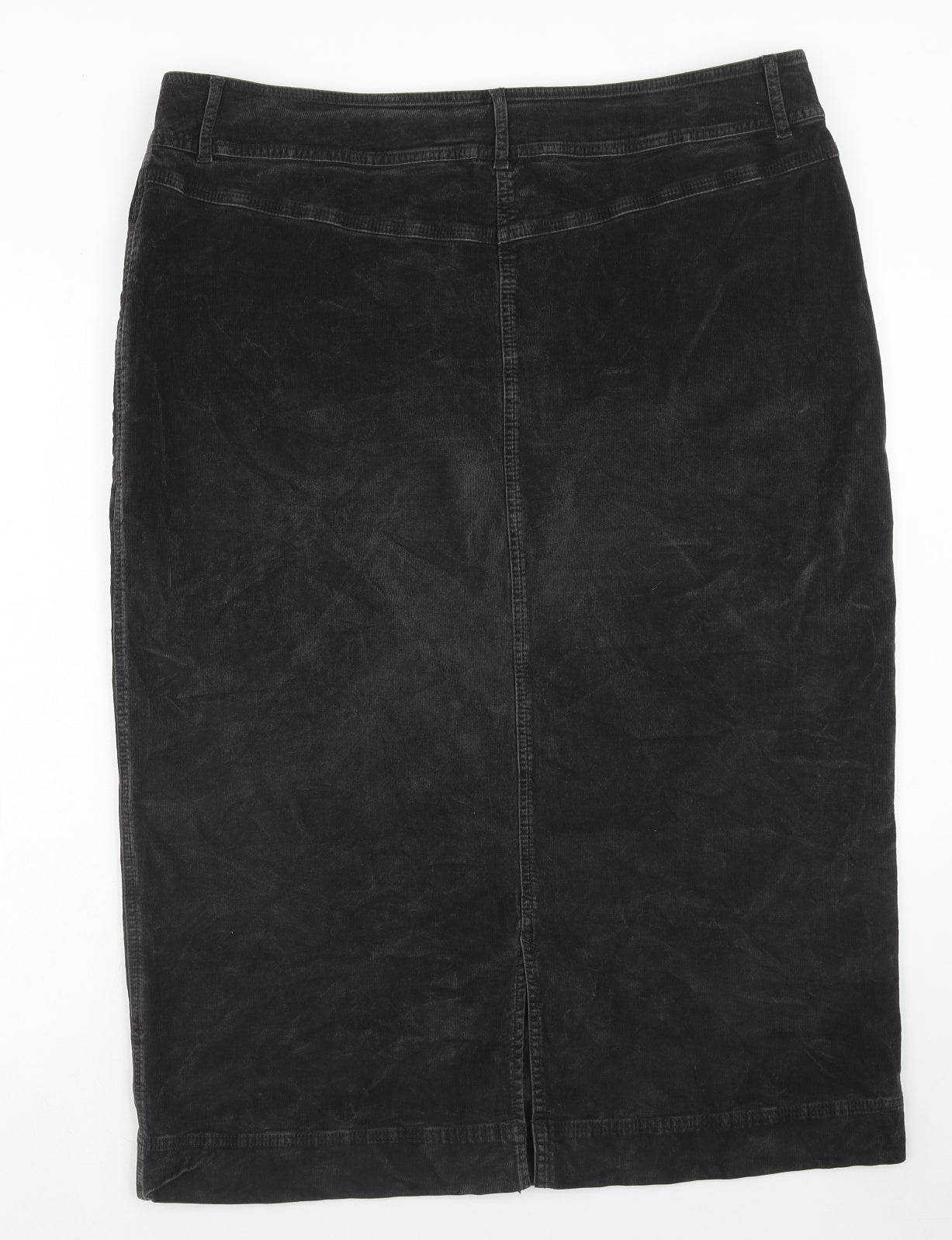 Poetry Womens Brown Cotton Straight & Pencil Skirt Size 18 Button