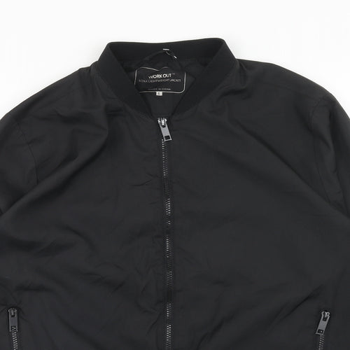 Primark Mens Black Jacket Size L Zip