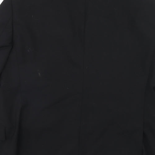 Taylor & Wright Mens Black Wool Jacket Blazer Size 42