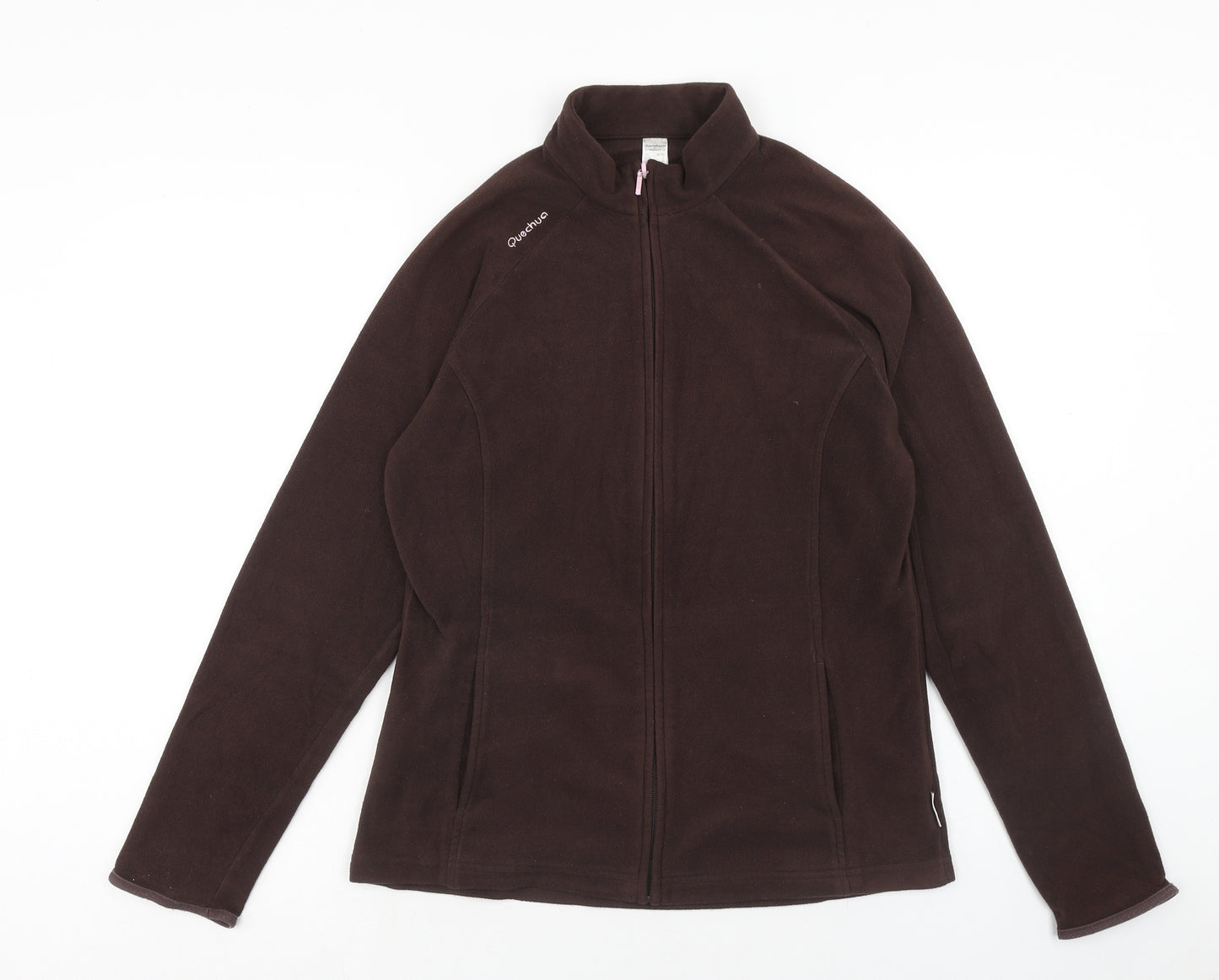 Quechua Womens Brown Jacket Size L Zip