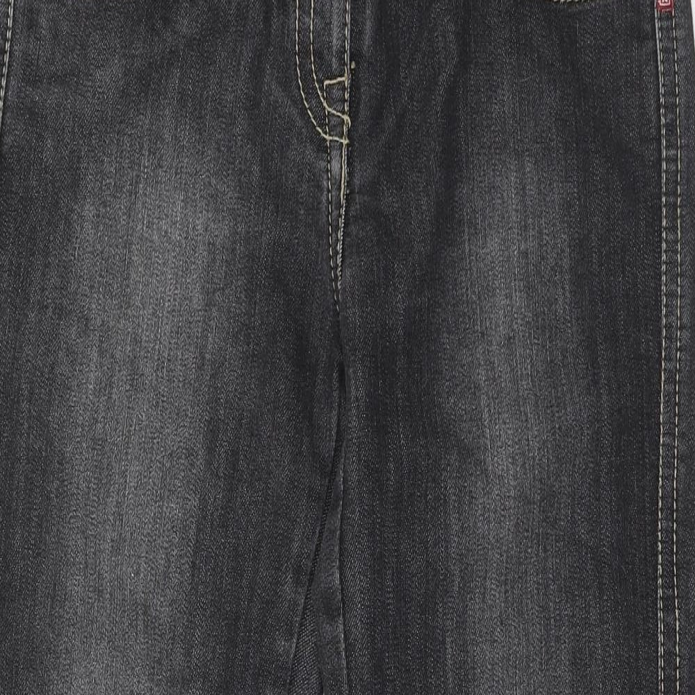 Morgan de Toi Womens Black Cotton Straight Jeans Size 30 in Regular Zip