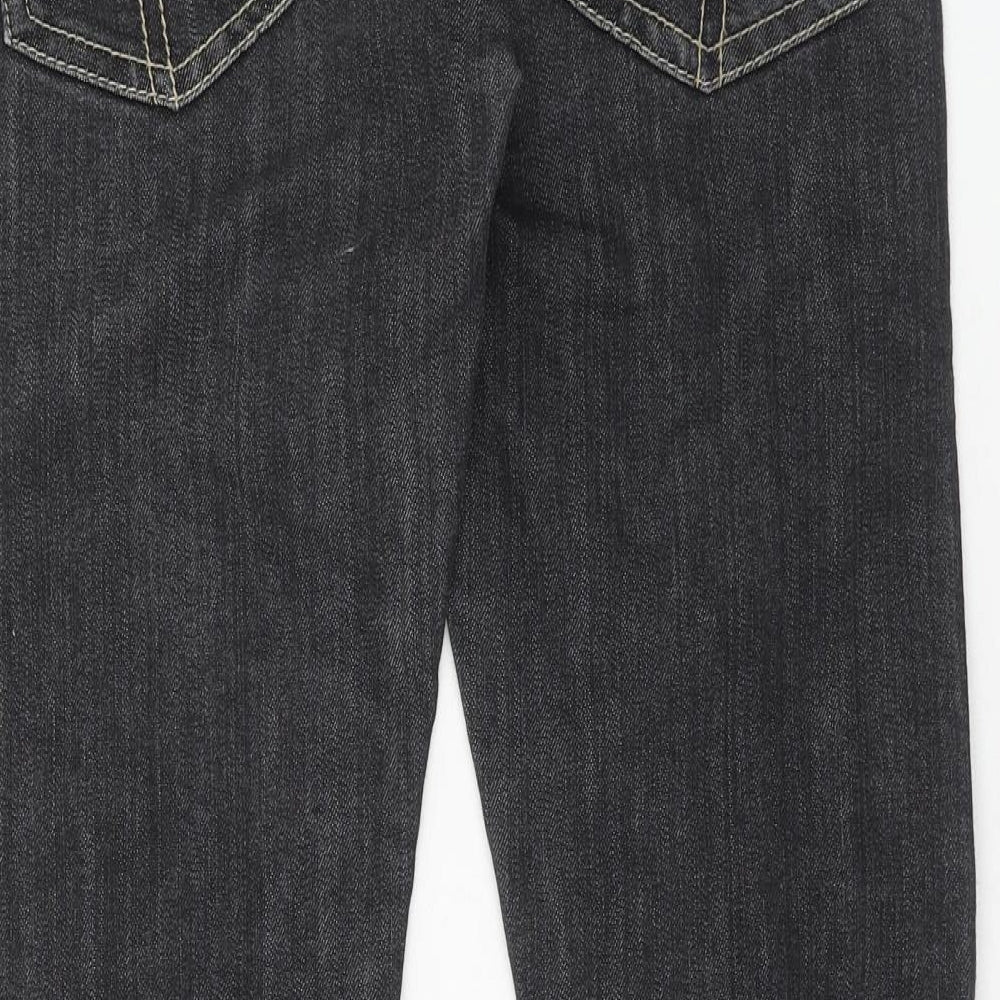 Morgan de Toi Womens Black Cotton Straight Jeans Size 30 in Regular Zip