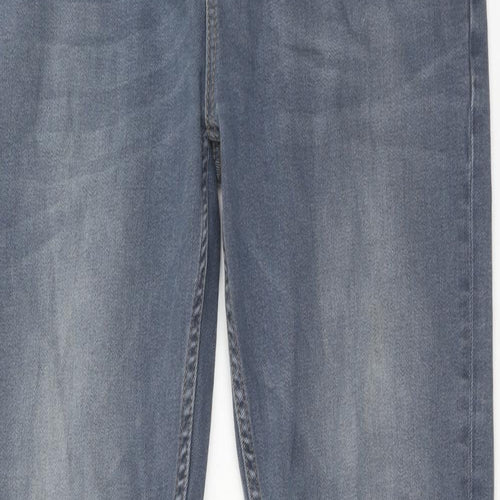ASOS Mens Blue Cotton Skinny Jeans Size 34 in L32 in Regular Button