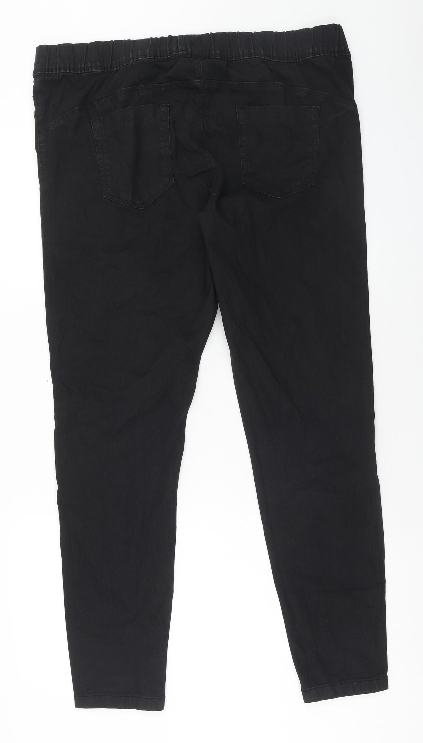 Denim & Co. Womens Black Cotton Jegging Jeans Size 20 Regular