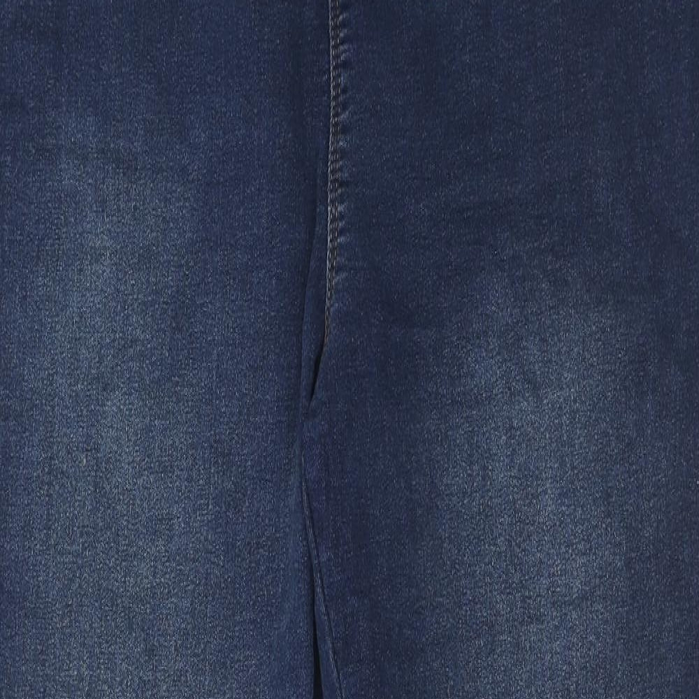 Yours Womens Blue Cotton Jegging Jeans Size 22 Regular
