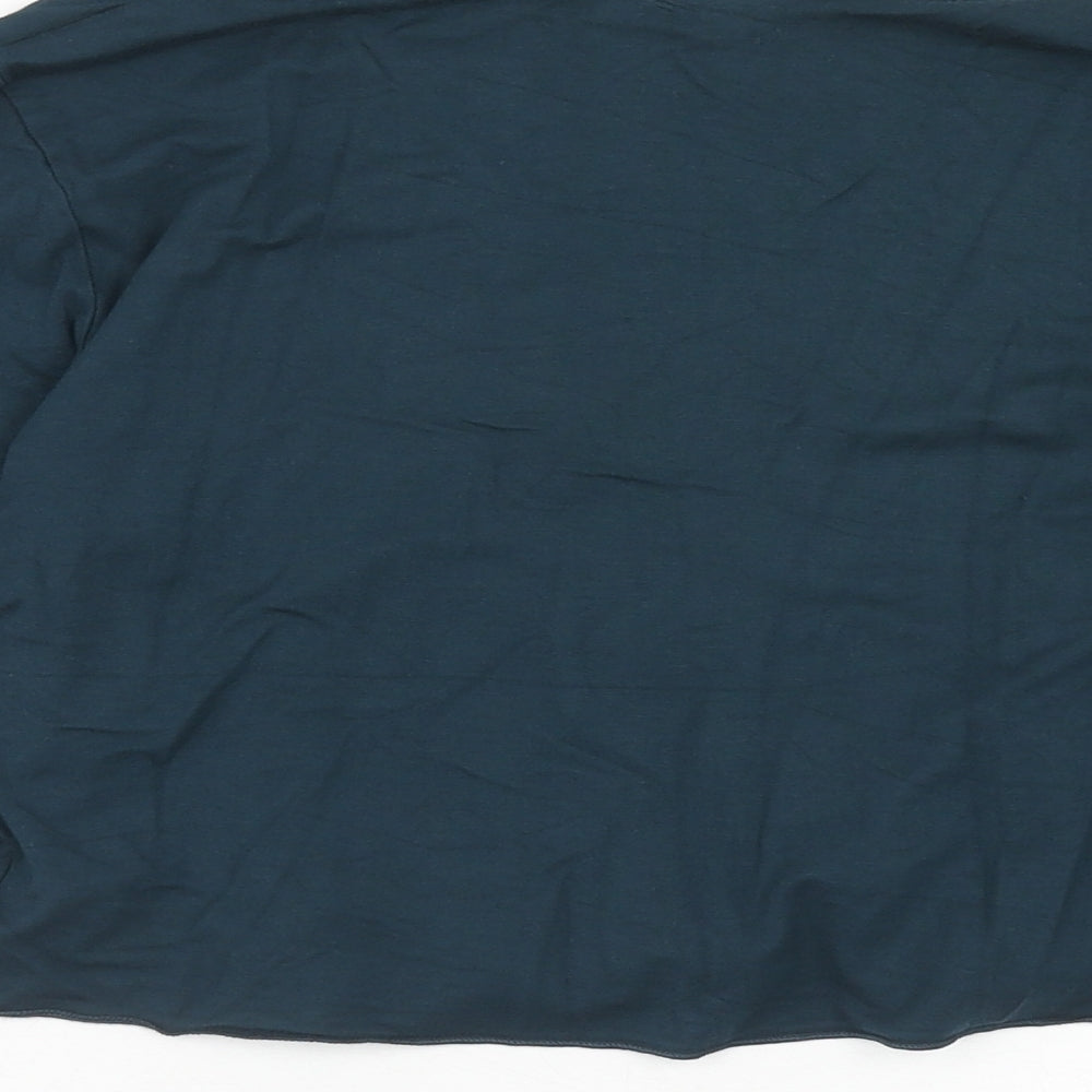 Phase Eight Womens Green V-Neck Viscose Shrug Jumper Size 14