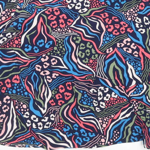 Khost Womens Multicoloured Geometric Viscose Basic Blouse Size 10 V-Neck - Mixed Prints