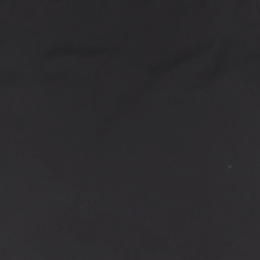 Debenhams Womens Black Polyester Basic T-Shirt Size 16 Round Neck