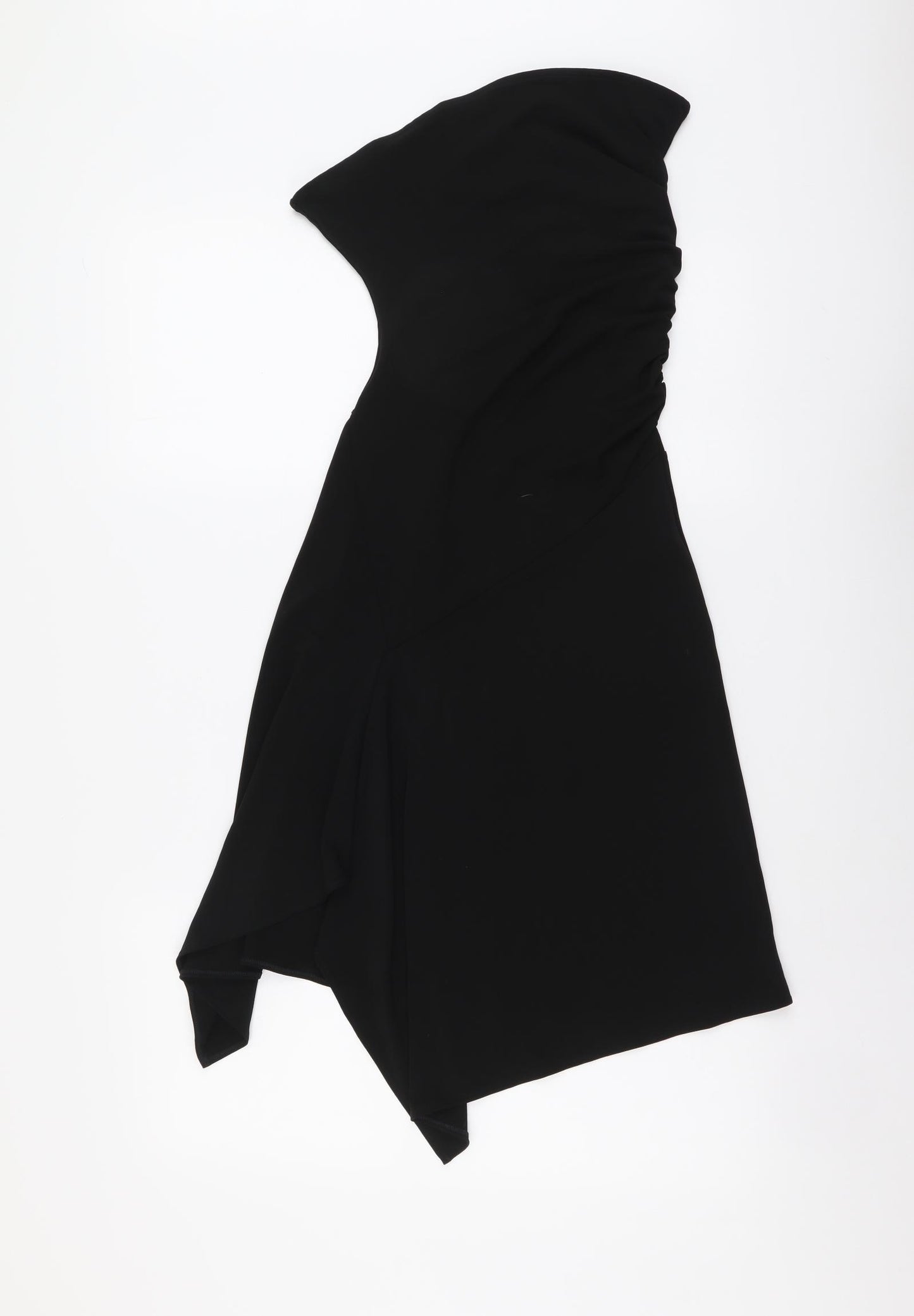 Monki Womens Black Polyester A-Line Size XS Off the Shoulder Pullover