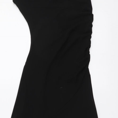 Monki Womens Black Polyester A-Line Size XS Off the Shoulder Pullover