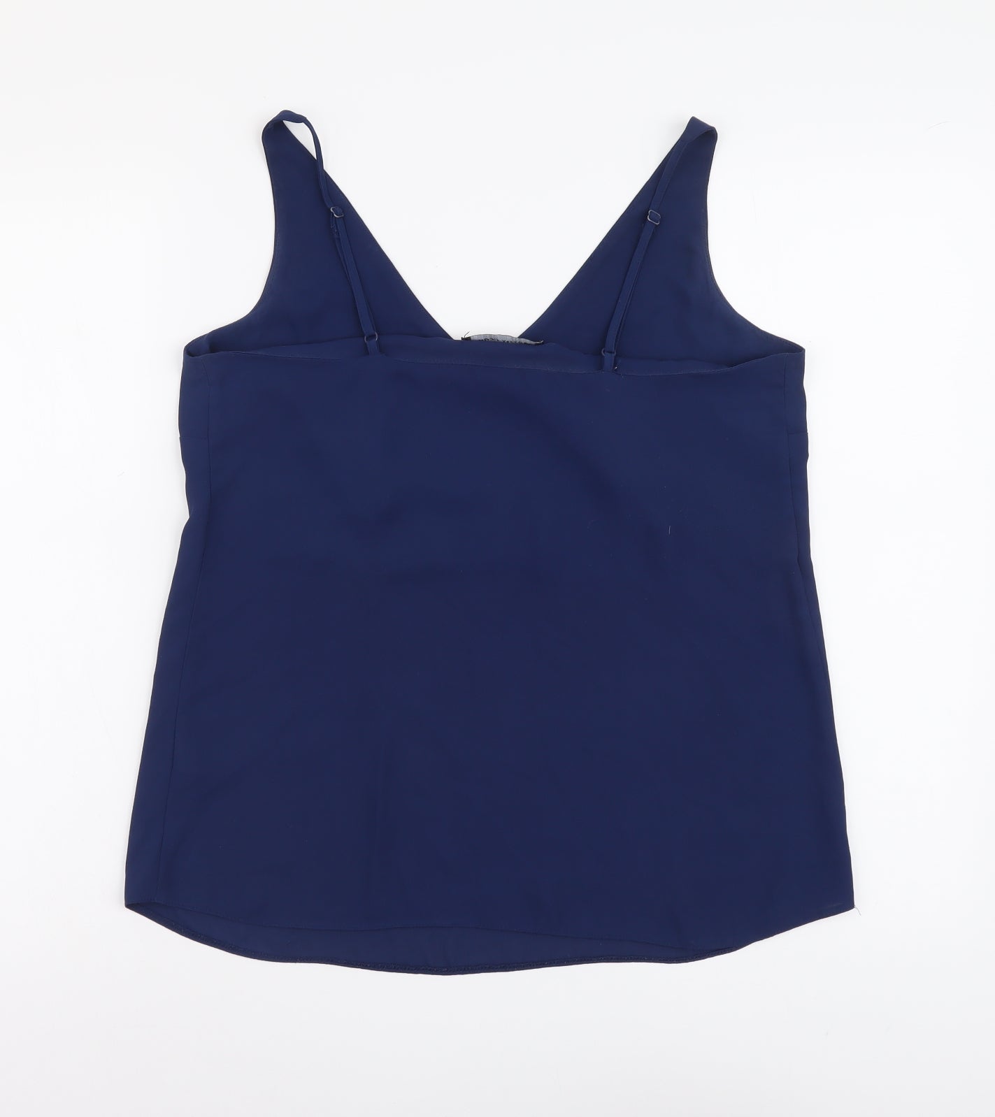 Dorothy Perkins Womens Blue Polyester Camisole Tank Size 10 V-Neck