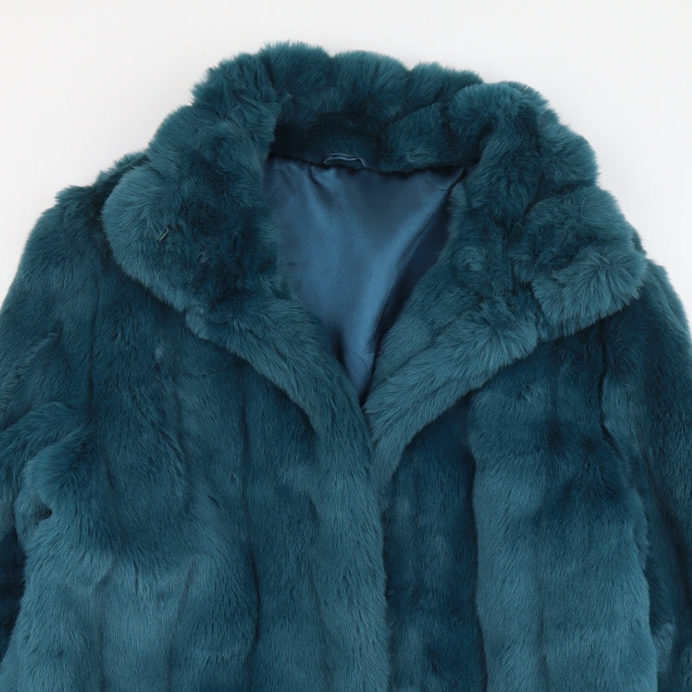 New Look Womens Green Jacket Size 16 Button