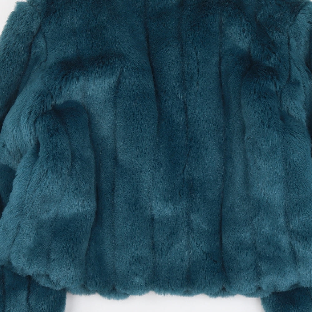 New Look Womens Green Jacket Size 16 Button