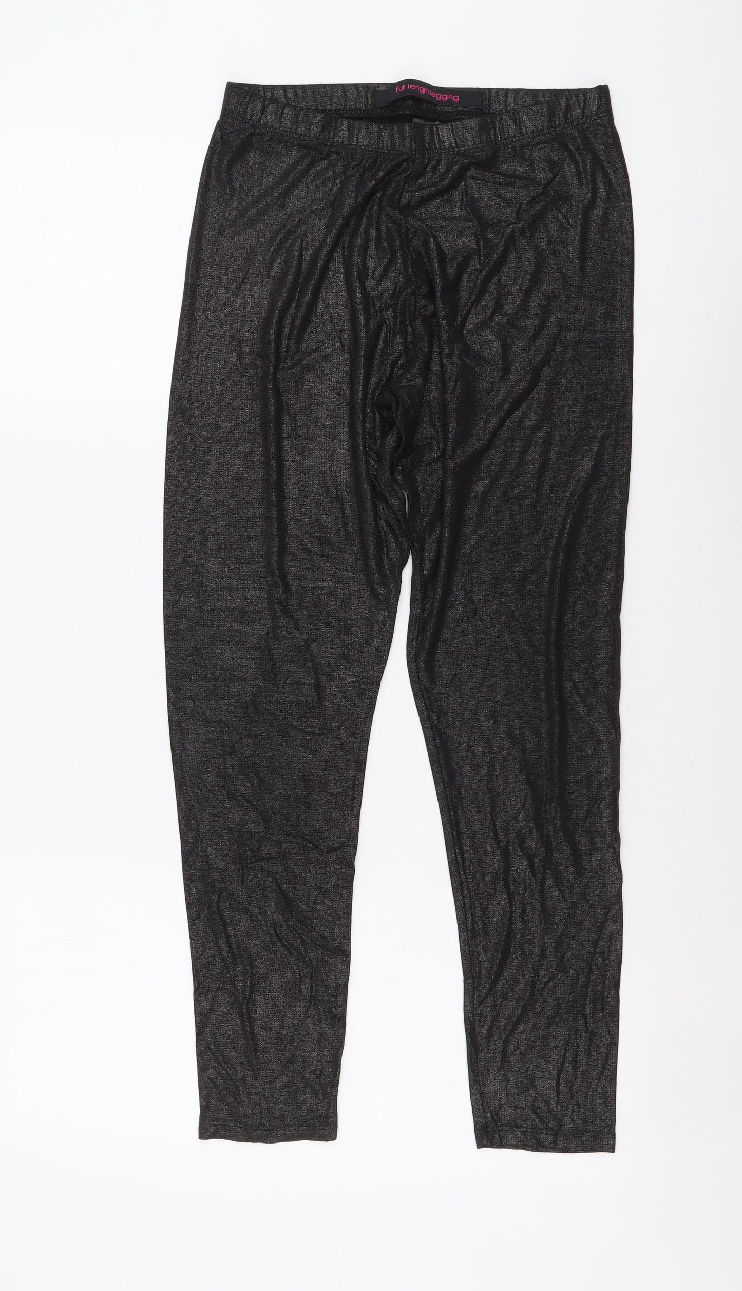 NEXT Womens Black Viscose Jogger Leggings Size 12 L26 in