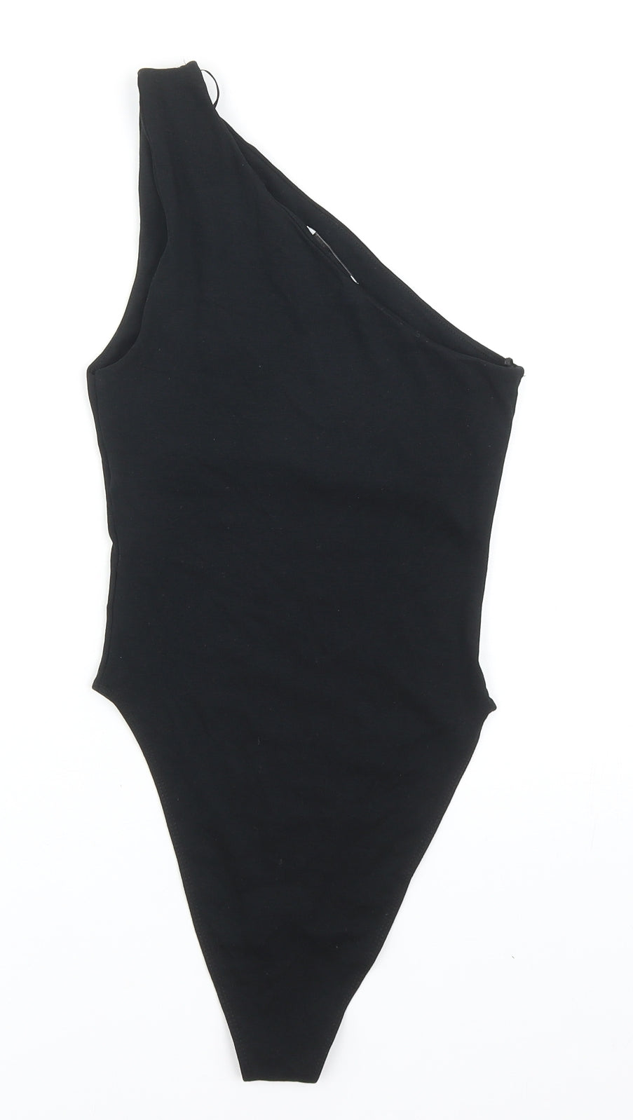 Zara Womens Black Cotton Bodysuit One-Piece Size S Snap