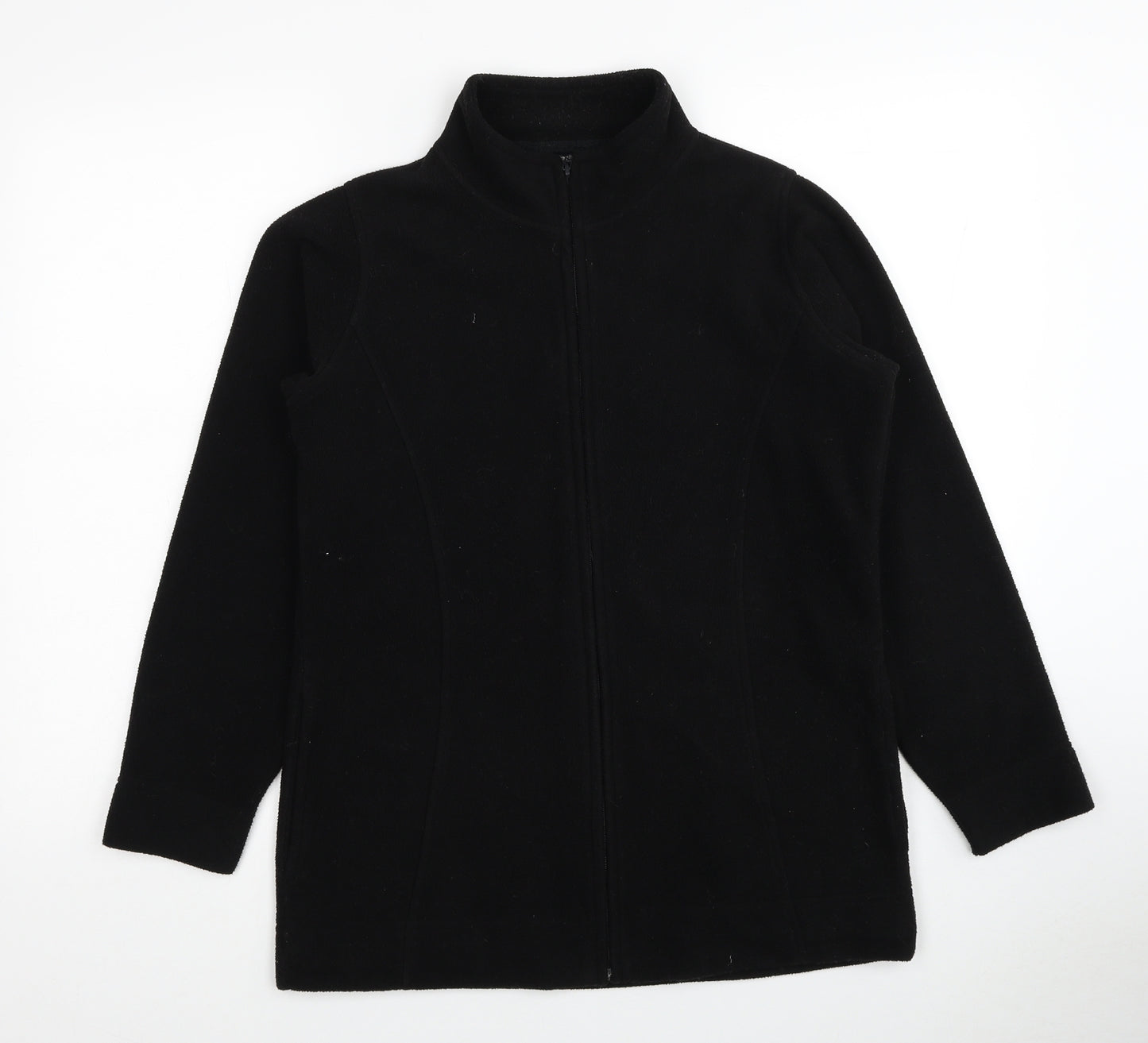EWM Womens Black Jacket Size 10 Zip
