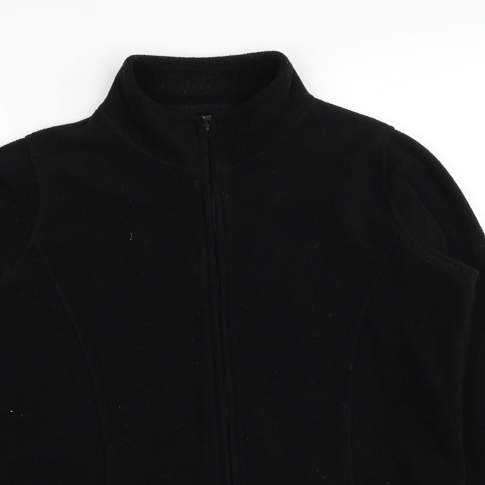 EWM Womens Black Jacket Size 10 Zip