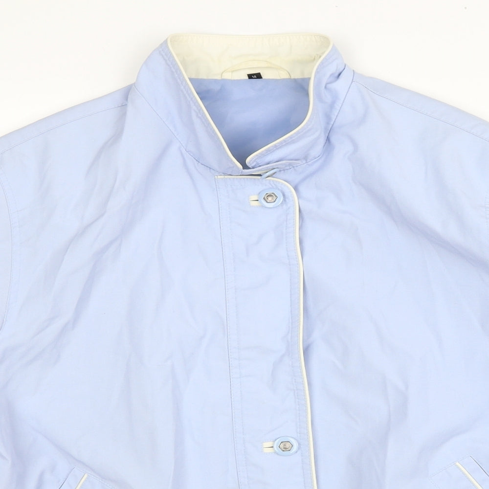 BHS Womens Blue Jacket Size 14 Zip