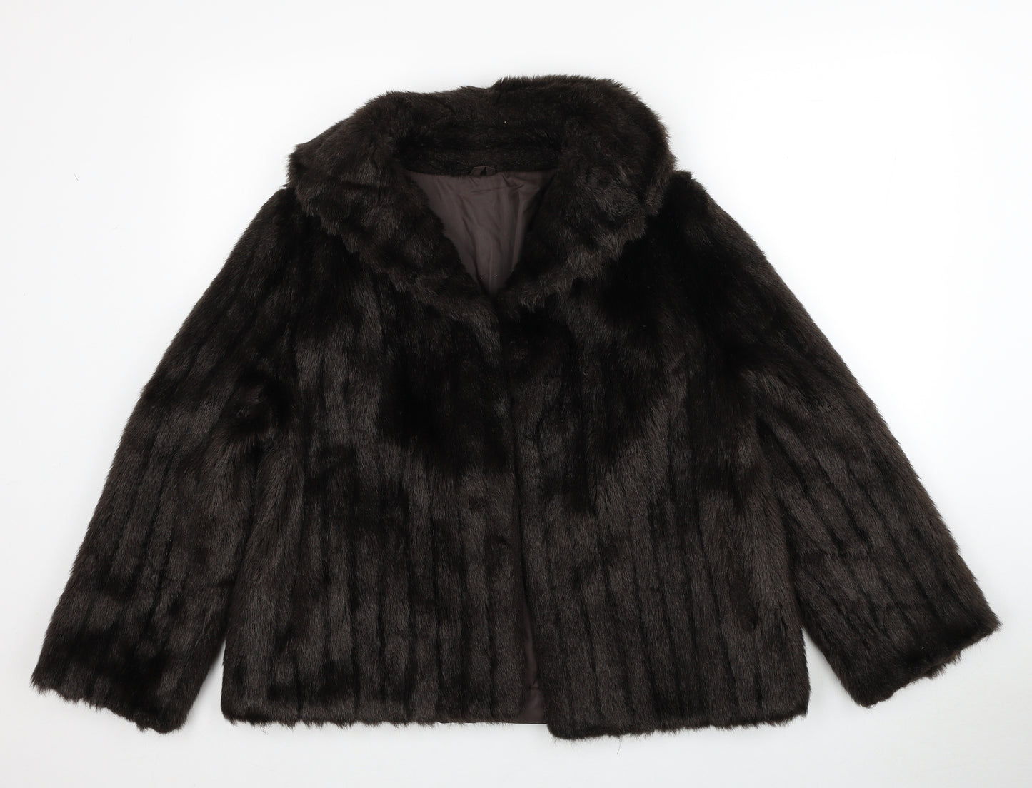Preworn Womens Brown Jacket Size 12
