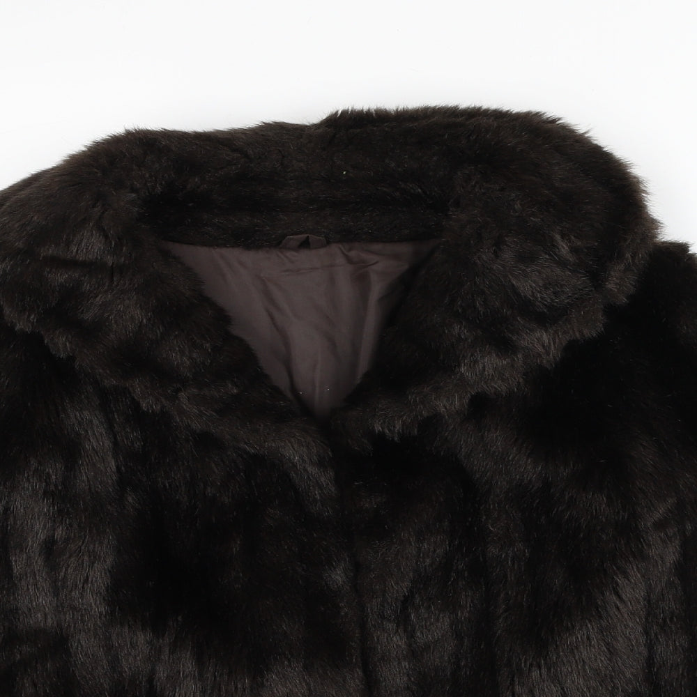 Preworn Womens Brown Jacket Size 12