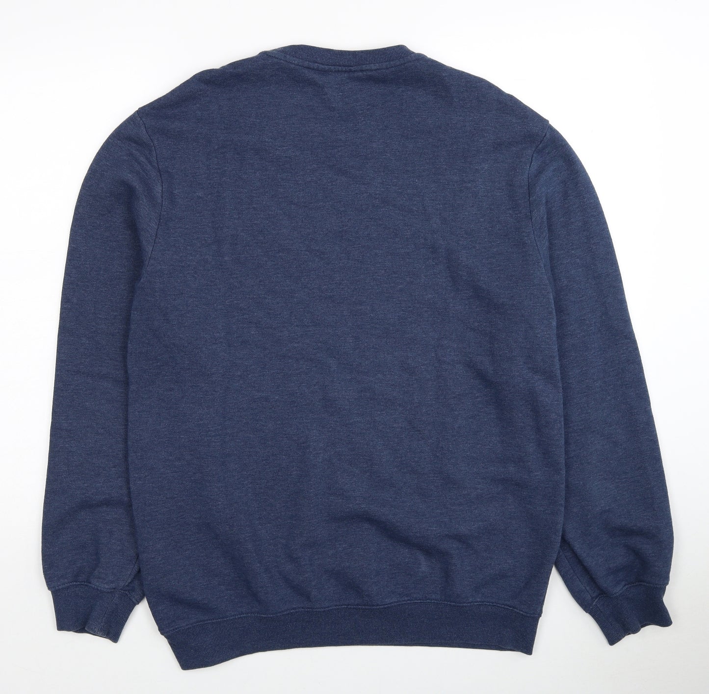 H&M Mens Blue Cotton Pullover Sweatshirt Size M