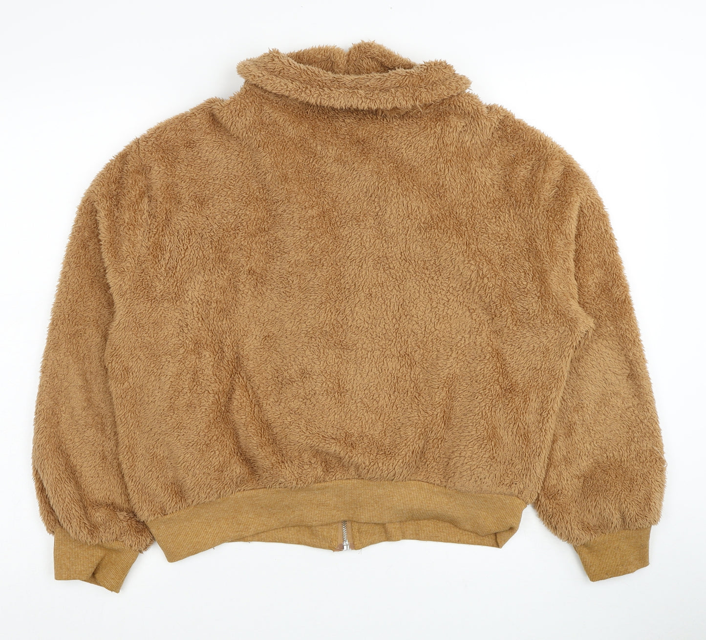 Preworn Womens Brown Jacket Size M Zip