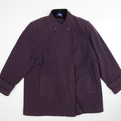 Kesta Womens Purple Jacket Size 20 Button