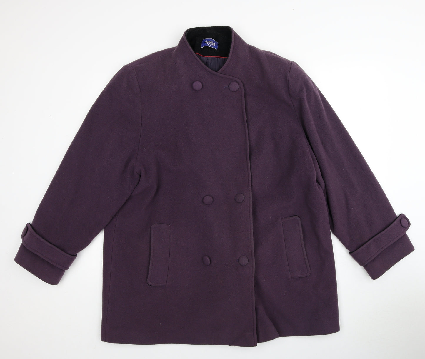 Kesta Womens Purple Jacket Size 20 Button