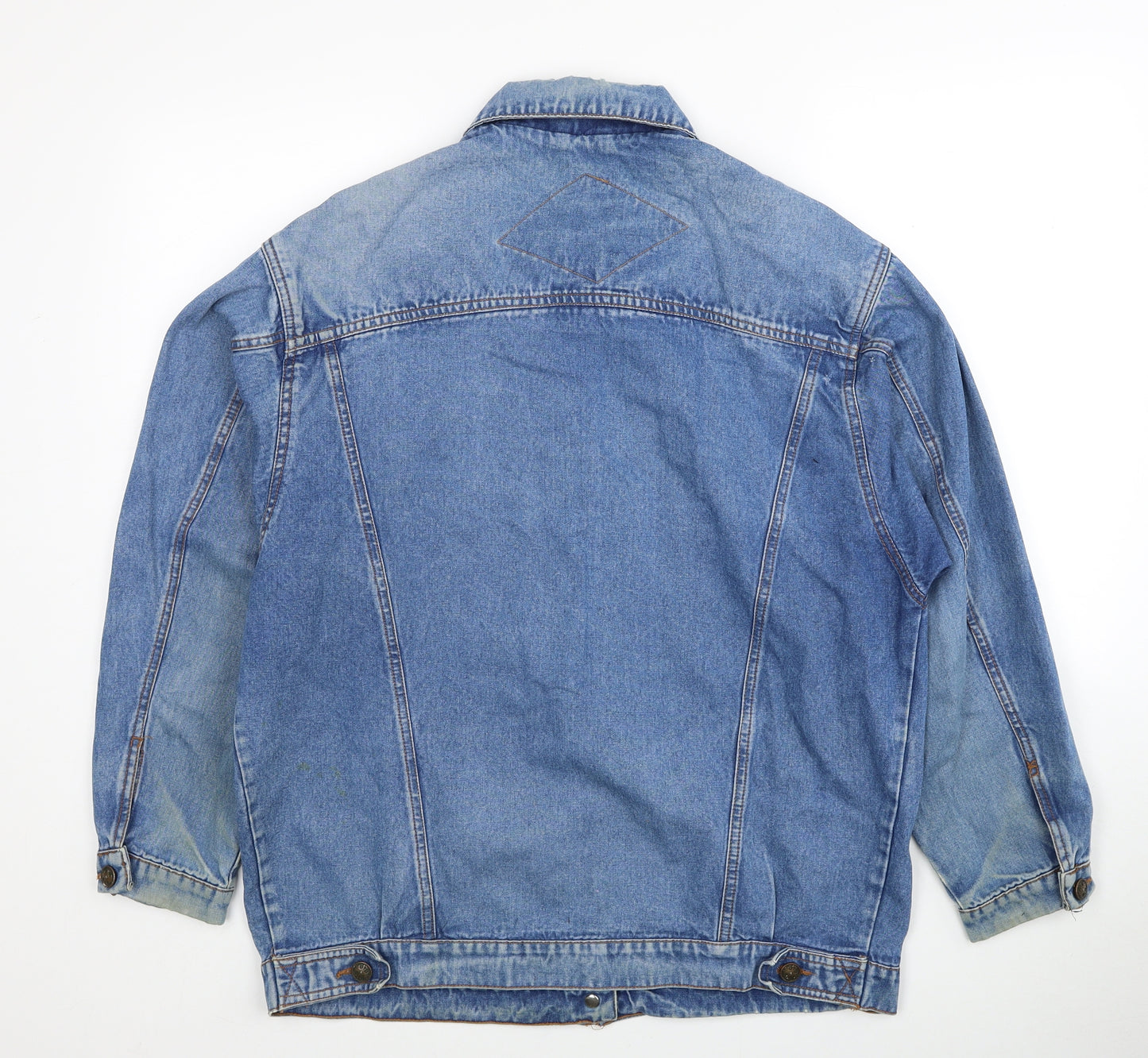 Ouiset Womens Blue Jacket Size 12 Button - Denim Jacket