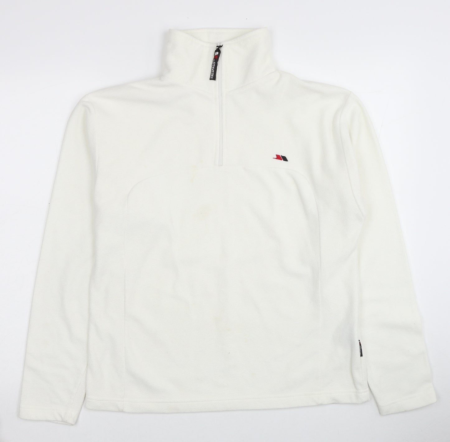 Trespass Womens White Polyester Pullover Sweatshirt Size L Pullover