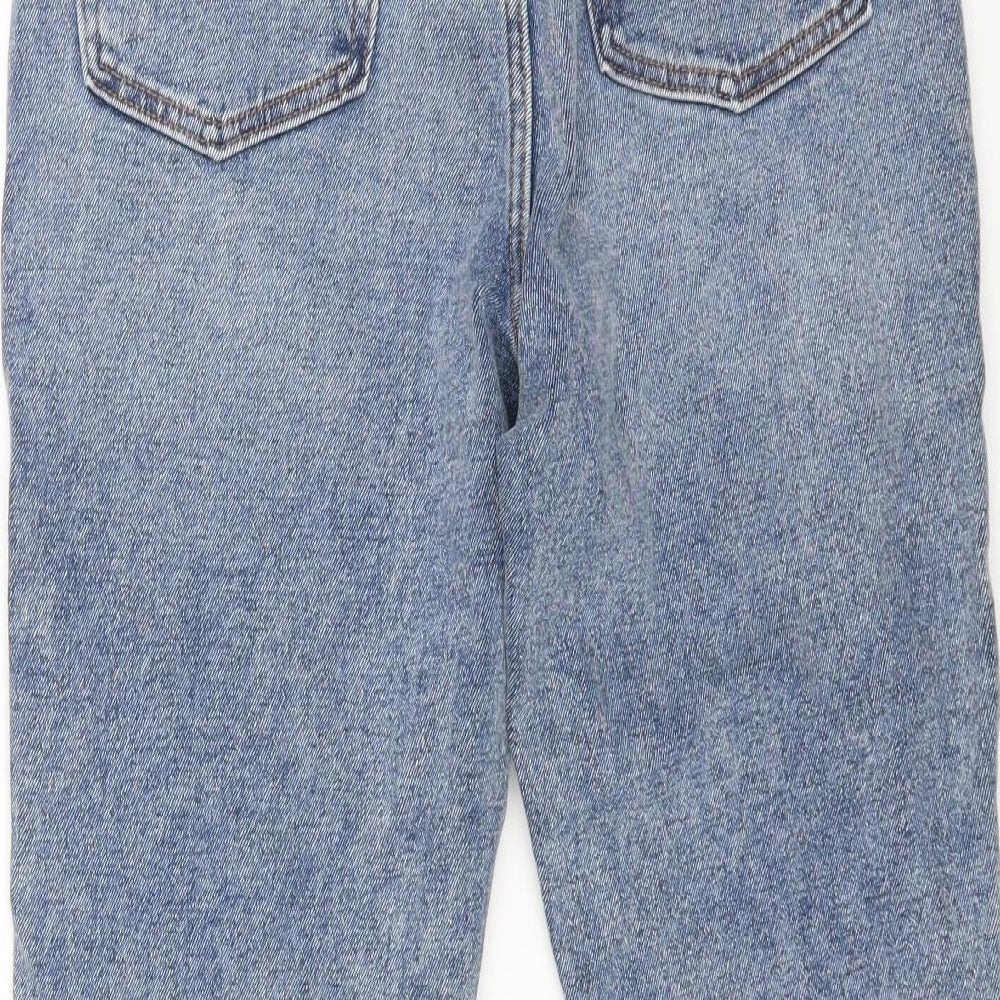 Only Womens Blue Cotton Straight Jeans Size 32 in L23 in Regular Button