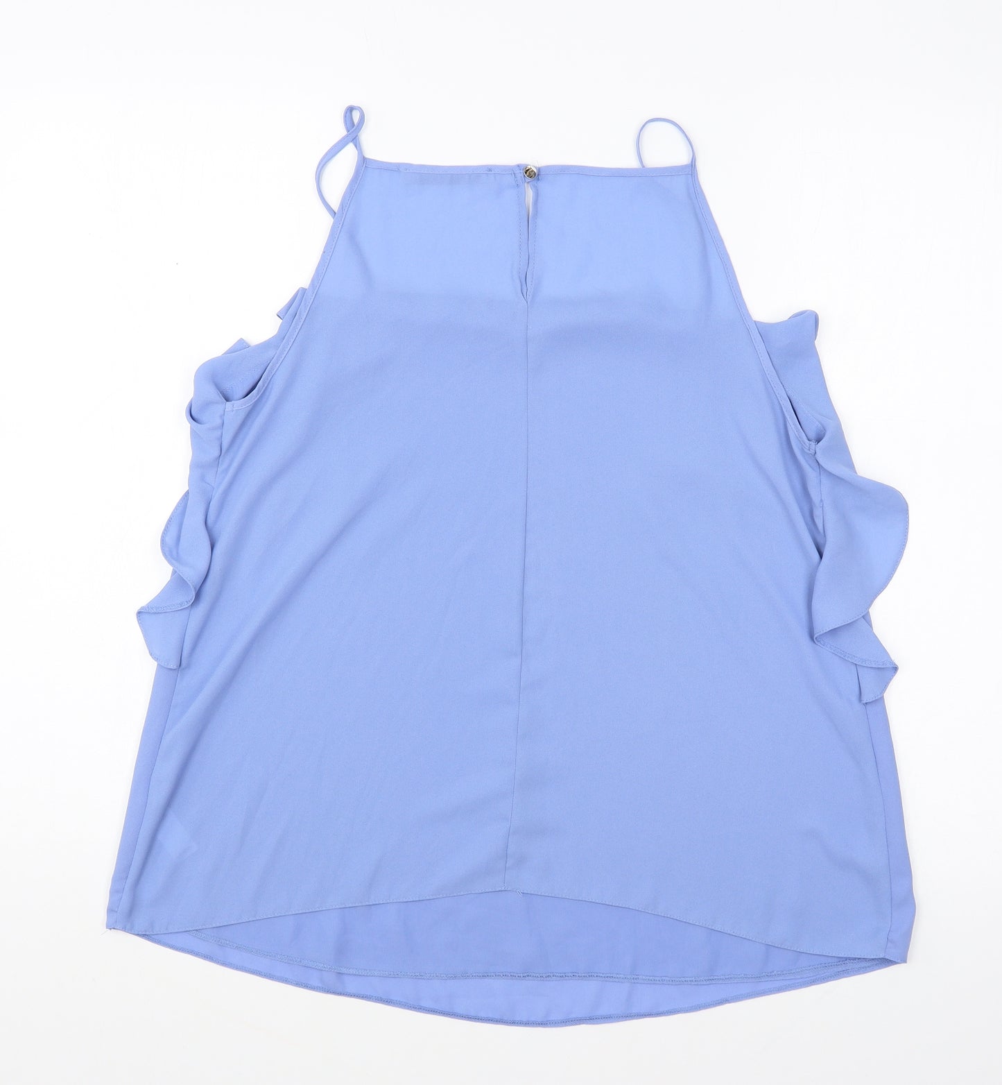 George Womens Blue Polyester Camisole Tank Size 12 Square Neck