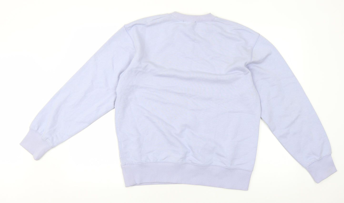 Zara Womens Purple Cotton Pullover Sweatshirt Size S Pullover - Rodeo Drive Beverly Hills