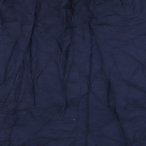 Anthology Womens Blue Cotton Flare Skirt Size 42