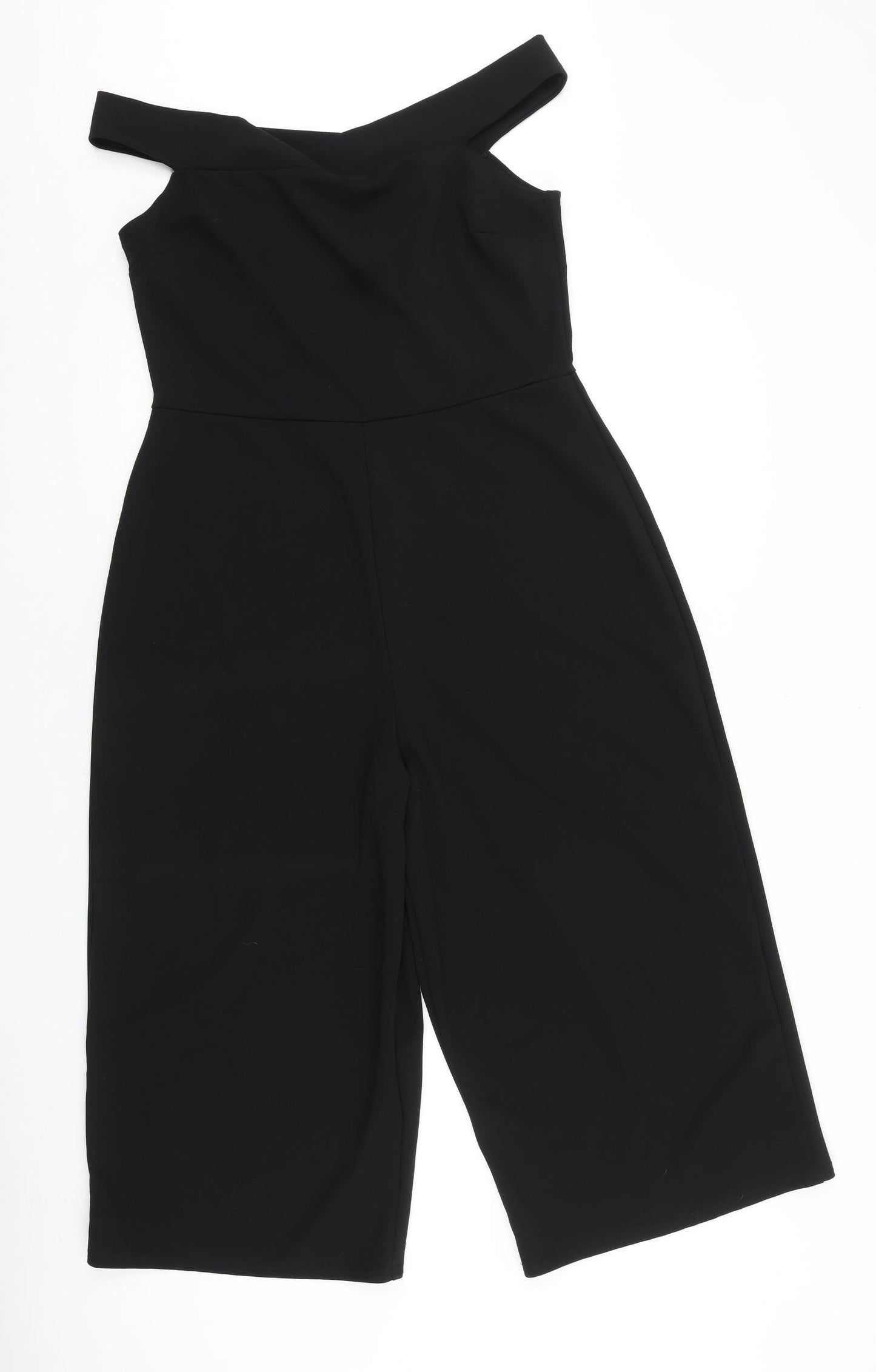 Envy Womens Black Polyester Jumpsuit One-Piece Size 14 L20 in Pullover