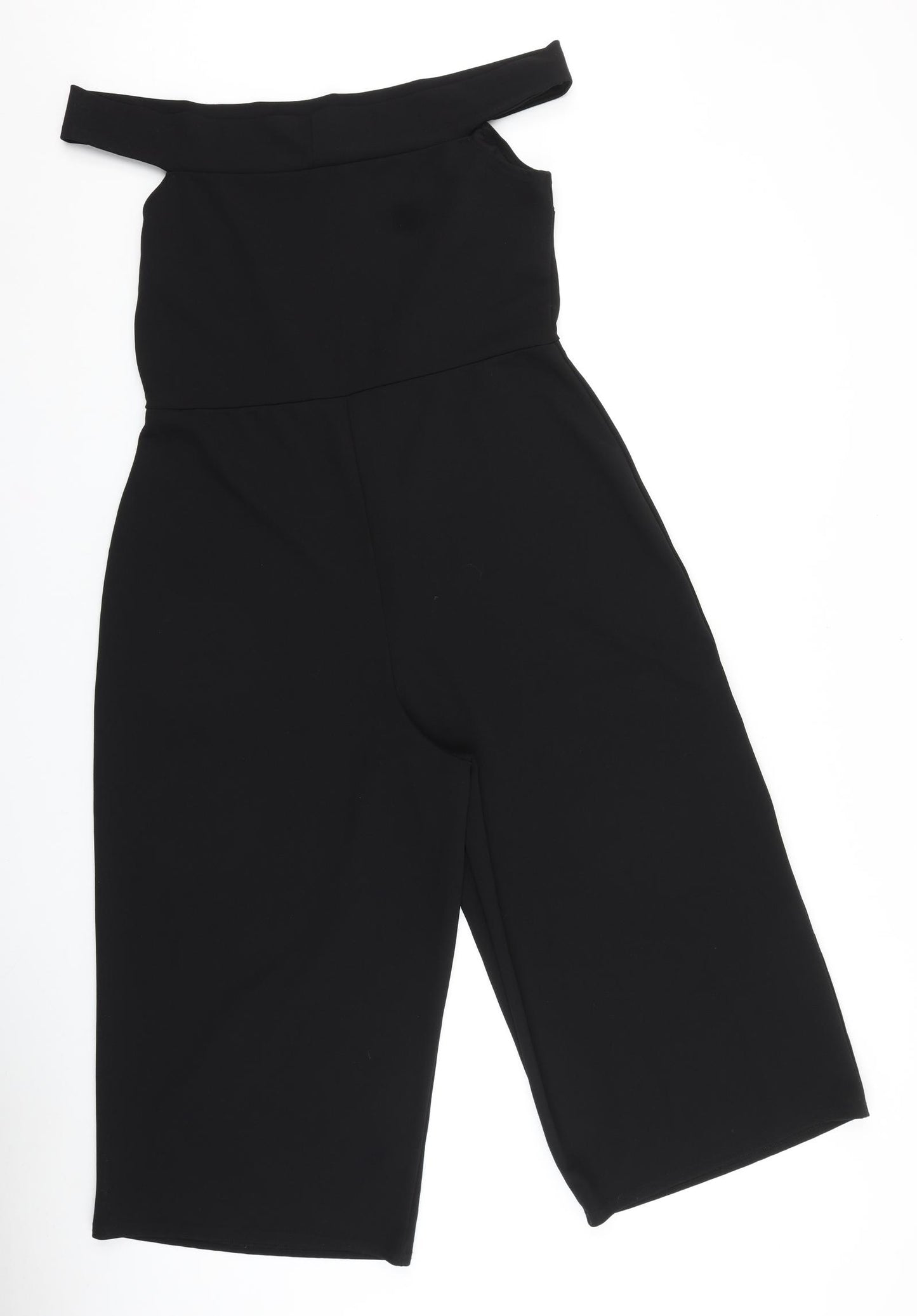 Envy Womens Black Polyester Jumpsuit One-Piece Size 14 L20 in Pullover