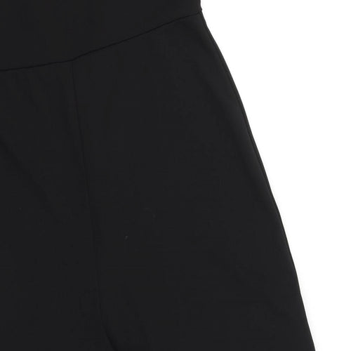 Envy Womens Black Polyester Jumpsuit One-Piece Size 14 L20 in Pullover