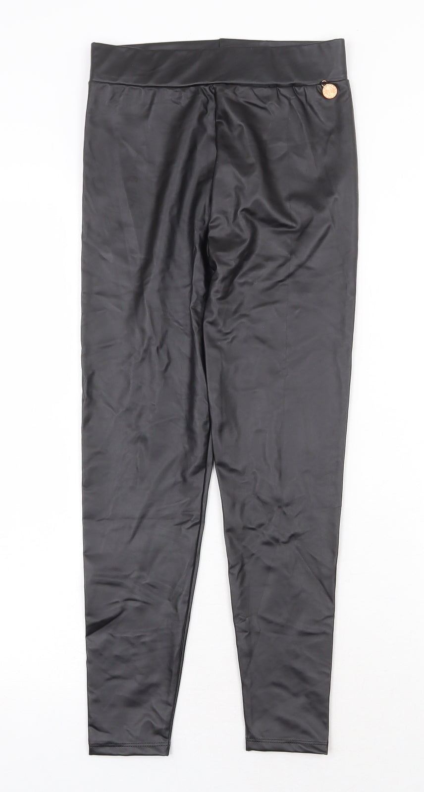 Angel & Rocket Girls Black Polyester Jogger Trousers Size 10 Years Regular Pullover