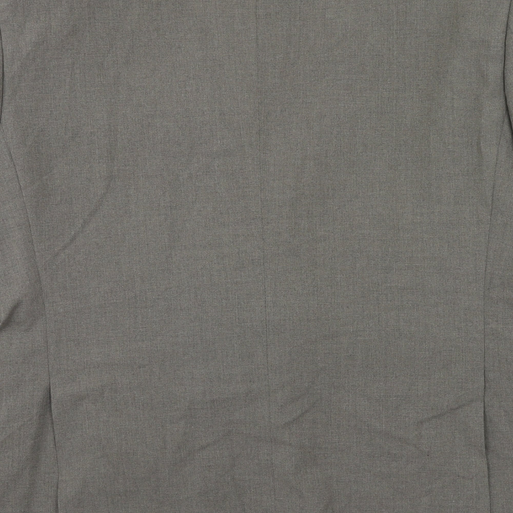 Marks and Spencer Mens Grey Polyester Jacket Blazer Size 42