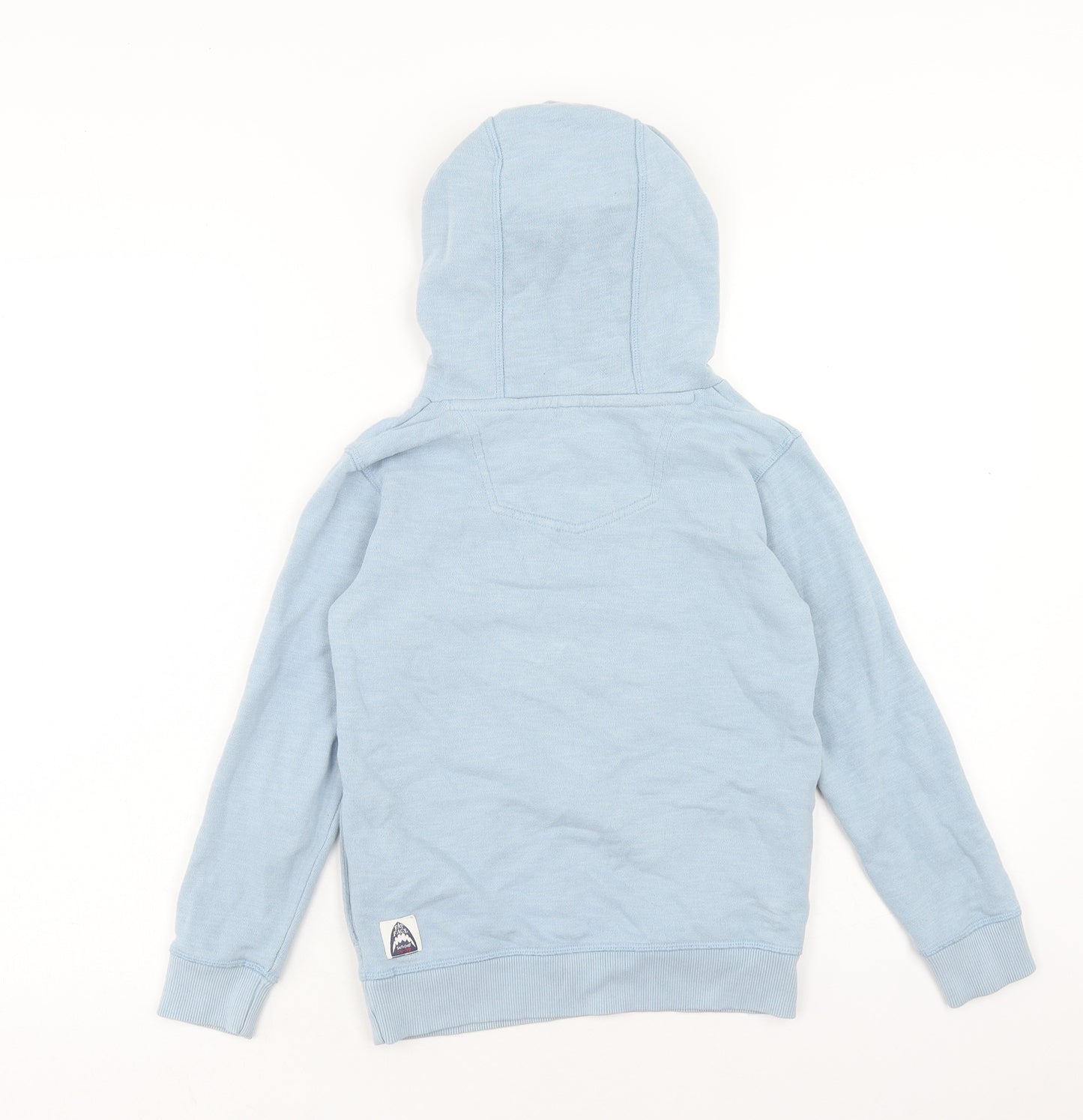 Fat Face Boys Blue Cotton Pullover Hoodie Size 6-7 Years Pullover - Stay Cool