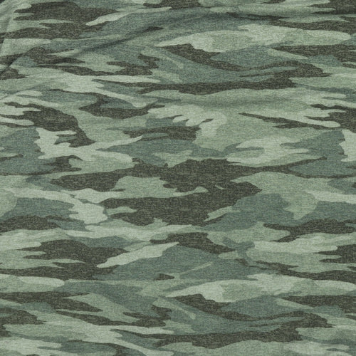 Karen Neuburger Womens Green Camouflage Polyester Pullover Sweatshirt Size L Pullover