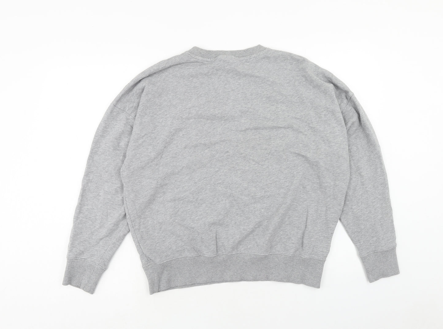 IVY PARK Womens Grey Cotton Pullover Sweatshirt Size L Pullover