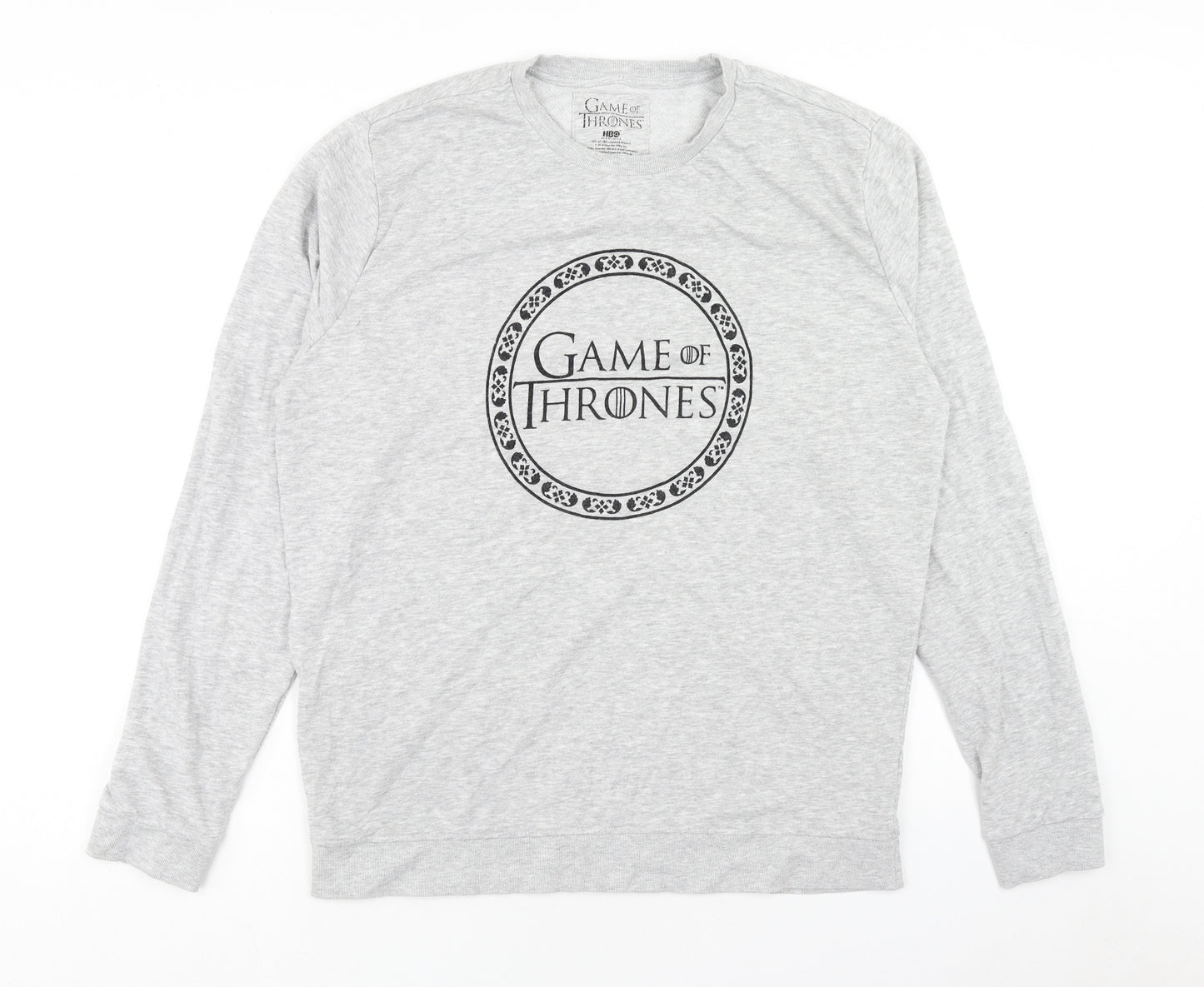 Primark Mens Grey Cotton Pullover Sweatshirt Size XL - Game of Thrones